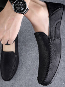 รองเท้าหนังผู้ชาย มีไซส์39-44 รองเท้าโลฟเฟอร์ชาย Slip-On Shoes