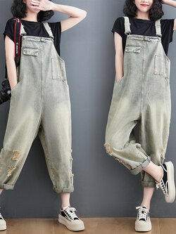 กางเกงยีนส์ญี่ปุ่น กางเกงยีนส์เอวยืด กางเกงยีนส์ขายาว By LZcotton and linen