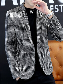 สูท Blazers ผู้ชาย เสื้อคลุมสไตล์สูท สำหรับผู้ชาย