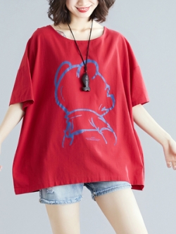 เสื้อOVERSIZE ใส่ตั้งแต่สาวผอม-สาวอวบ น้ำหนักตัว50-100กิโลกรัม