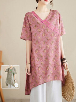 เสื้อลินิน เสื้อผ้าฝ้ายลินิน เสื้อเชิ้ตผ้าลินิน