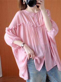 เสื้อผ้าฝ้ายสไตล์วินเทจ ใส่ตั้งแต่สาวผอม-สาวอวบ น้ำหนักตัว50-90 กิโลกรัม By Meimei plus size