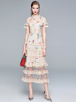 เดรสยาวแฟชั่น เดรสลำลอง ชุดเดรสยาว ชุดเดรสแซก DRESS MIROR