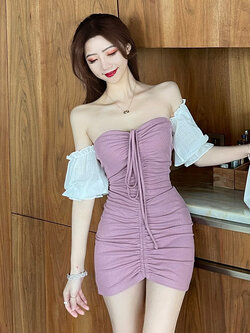 ชุดเดรสแฟชั่น เดรสเกาหลี