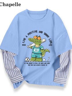 เสื้อยืดเด็ก La Chapelle แขนยาว สั่งได้ขนาด 110-160