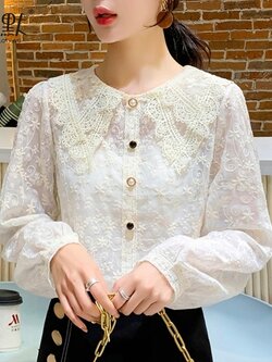 เสื้อเชิ้ตแฟชั่น เสื้อเชิ้ตชีฟอง เสื้อเชิ้ตลูกไม้ เสื้อเชิ้ตลายสวยๆ By Alier Chiffon blouse