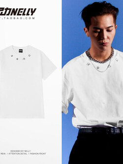 เสื้อยืดคอกลม ผู้ชาย เสื้อยืดผู้ชายเกาหลี เสื้อยืดเกาหลี แบรนด์ NELLY