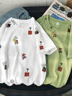 เสื้อยืดผู้ชายอ้วน M-5XL