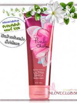 Bath & Body Works / Ultra Shea Body Cream 226 ml. (Pink Chiffon) *ขายดี
