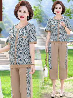 เสื้อผ้าคุณแม่วัย 60 เสื้อคนแก่ผู้หญิงวัย60