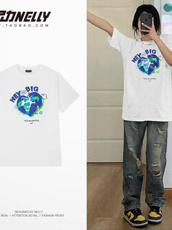 เสื้อยืดคอกลม ผู้ชาย เสื้อยืดผู้ชายเกาหลี เสื้อยืดเกาหลี แบรนด์ NELLY