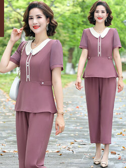 เสื้อผ้าคุณแม่วัย 60 เสื้อคนแก่ผู้หญิงวัย60