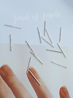 ก้านต่างหูเงินแท้ S925 รุ่น Wand ก้านต่างหูเปล่าเงินแท้ทั้งชิ้น Silver925 ต่างหูผู้ชาย ต่างหูผู้หญิง