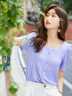 Alustine-เสื้อยืดผ้าฝ้าย