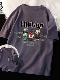 เสื้อยืดผู้ชายอ้วน S-6XLน้ำหนักผู้สวม40-135กิโลกรัมใส่ได้ ส่งฟรี