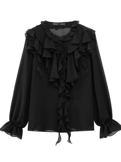 เสื้อสีดำสุภาพ เรียบหรู ดูดี เหมาะกับทุกโอกาส | เสื้อผู้หญิงสุภาพ Moran High-End