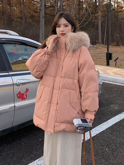 เสื้อโค้ท เสื้อโค้ทกันหนาว เสื้อโค้ทใส่เที่ยวต่างประเทศ ยี่ห้อ: Qianziqian