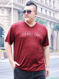เสื้อยืดผู้ชายอ้วน S-5XL(อกเสื้อ39-51นิ้ว)