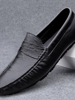 รองเท้าหนังผู้ชาย มีไซส์39-44 รองเท้าโลฟเฟอร์ชาย Slip-On Shoes