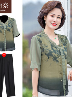 เสื้อผ้าแฟชั่นสุภาพสตรีวัยผู้ใหญ่(อก35-44นิ้ว)ใส่ได้