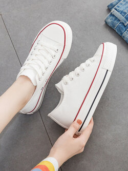 รองเท้าผ้าใบ ผู้หญิง รองเท้าผ้าใบวัยรุ่น แบรนด์ RENBEN