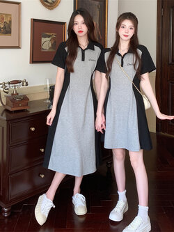 เดรสวัยรุ่น-เดรสคนอ้วนวัยรุ่น L-4XL(อก38-46 นิ้ว)