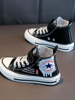 รองเท้าผ้าใบเด็ก รองเท้ากีฬาเด็ก รองเท้าผ้าใบเด็กแนวสปอร์ท