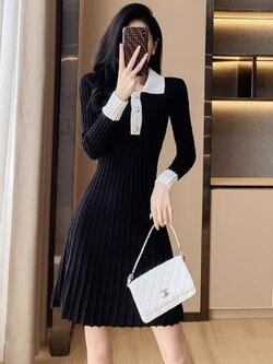 เดรสสีดำสุภาพ เรียบหรู ดูดี เหมาะกับทุกโอกาส | เดรสผู้หญิงแฟชั่นสุภาพ