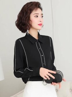 เสื้อสีดำสุภาพ เรียบหรู ดูดี เหมาะกับทุกโอกาส | เสื้อผู้หญิงสุภาพ