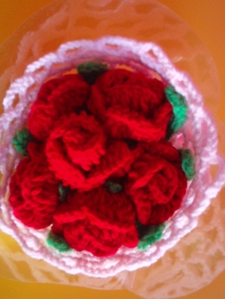 ช่อกุหลาบแดง