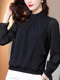 เสื้อสีดำสุภาพ เรียบหรู ดูดี เหมาะกับทุกโอกาส | เสื้อผู้หญิงสุภาพ