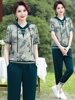 เสื้อผ้าคุณแม่วัย 60 เสื้อคนแก่ผู้หญิงวัย60