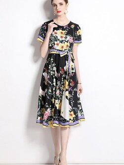 ชุดเดรสยาวสวยๆ ชุดเดรสยาวใส่สบาย ใส่ทำงาน