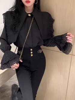 เสื้อสีดำสุภาพ เรียบหรู ดูดี เหมาะกับทุกโอกาส | เสื้อผู้หญิงสุภาพ