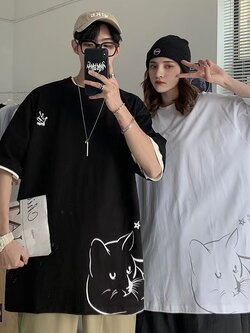 เสื้อยืดผู้ชายอ้วน S-5XL(อกเสื้อ39-51นิ้ว)