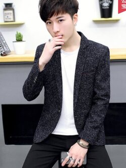 สูท Blazers ผู้ชาย เสื้อคลุมสไตล์สูท สำหรับผู้ชาย
