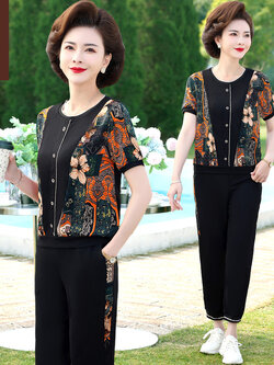 เสื้อผ้าคุณแม่วัย 60 เสื้อคนแก่ผู้หญิงวัย60