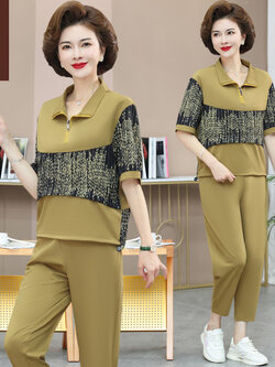 เสื้อผ้าคุณแม่วัย 60 เสื้อคนแก่ผู้หญิงวัย60