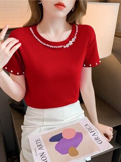 เสื้อยืดวัยรุ่นน่ารักๆ เสื้อวัยรุ่นแขนสั้น เสื้อผ้าวัยรุ่นเกาหลี แบรนด์ Wiyike