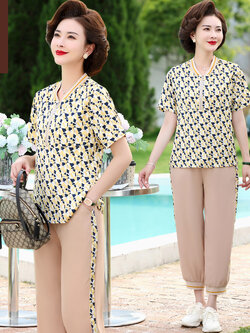 เสื้อผ้าคุณแม่วัย 60 เสื้อคนแก่ผู้หญิงวัย60