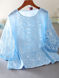 เสื้อลินิน เสื้อผ้าฝ้ายลินิน เสื้อเชิ้ตผ้าลินิน ปักลายสวยๆด้วยด้าย สไตล์VINTAGE