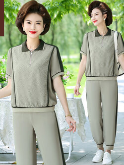 เสื้อผ้าคุณแม่วัย 60 เสื้อคนแก่ผู้หญิงวัย60