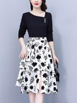 เดรสสีดำสุภาพ เรียบหรู ดูดี เหมาะกับทุกโอกาส | เดรสผู้หญิงแฟชั่นสุภาพ