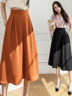 กระโปรงยาว กระโปรงยาวทรงเอ กระโปรงทำงาน