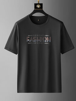 เสื้อยืดผู้ชายอ้วน S-5XL(อกเสื้อ39-51นิ้ว)