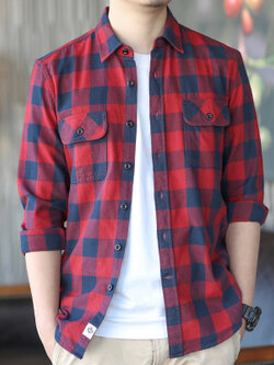 เสื้อเชิ้ตทํางานผู้ชาย แขนยาว