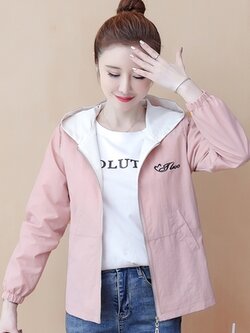 แจ็กเก็ตวัยรุ่น เสื้อคลุมแจ็คเก็ตผู้หญิง เสื้อแจ็คเก็ตกันหนาว