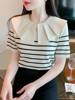 เสื้อผ้าวัยรุ่นเกาหลี เสื้อยืดวัยรุ่นผู้หญิง มีขนาด S M L XL