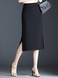 กระโปรงยาว กระโปรงยาวทรงเอ กระโปรงทำงาน