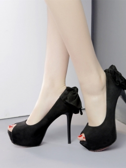 รองเท้าส้นสูง รองเท้าส้นสูงหัวแหลม รองเท้าส้นสูงเปิดหน้า